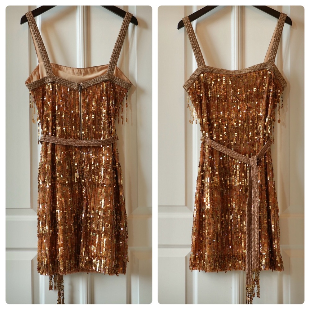 ALICE + OLIVIA Sonja Sequin Mini Dress - Picture 12 of 15